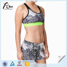 Hot Sexy Girl Photo Dames Sexy Sports Bra et Shorts Set Nouveau Design